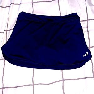 navy blue bcg athletic tennis skirt size small